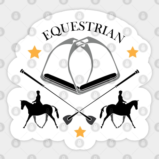 Equestrian Sticker by DickinsonDesign